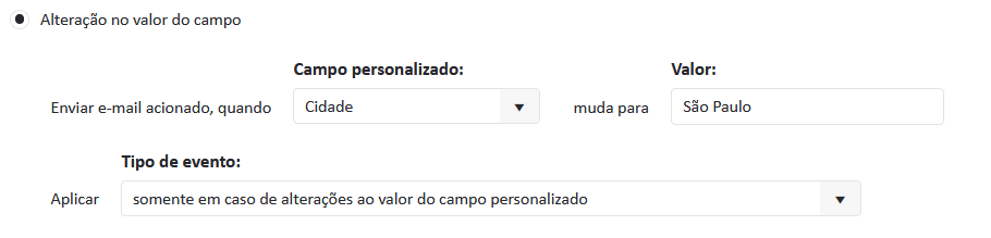 Trigger Alteração Campo